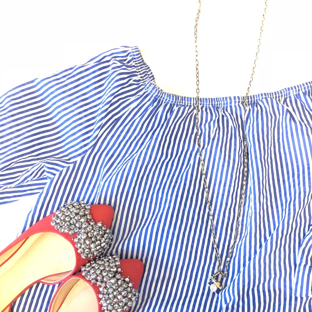 Striped sailor blouse